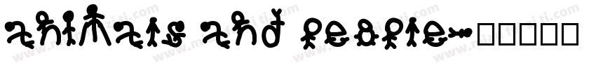 animals and people字体转换